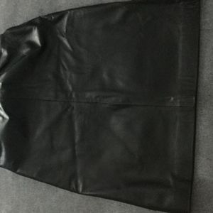 Leather skirt